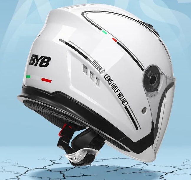 STRADA BYB - Capacete com viseira dupla