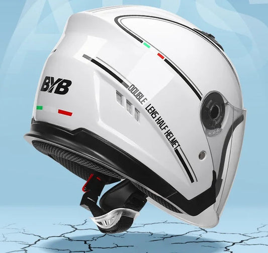 STRADA BYB - Capacete com viseira dupla