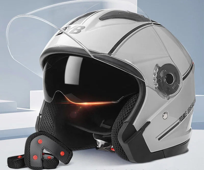 STRADA BYB - Capacete com viseira dupla