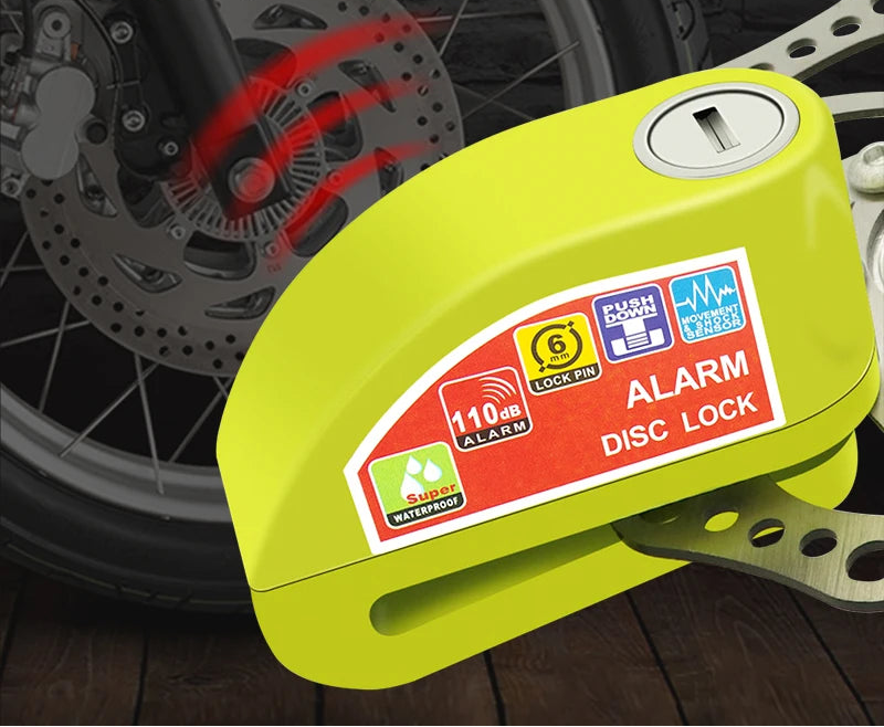 Cadeado de Disco com Alarme
